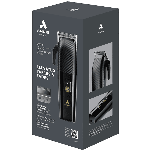 Andis - Máquina de Corte ENVY II BLACK (M37560901)