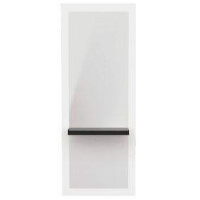 Mudi - Tocador KROZ STYLING UNIT IN WHITE WITH BLACK TRAY