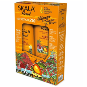Skala - Pack Hidratante y Antifriz MANGO Y NUEZ DE BRASIL (Champú 325 ml + Acondicionador 325 ml)