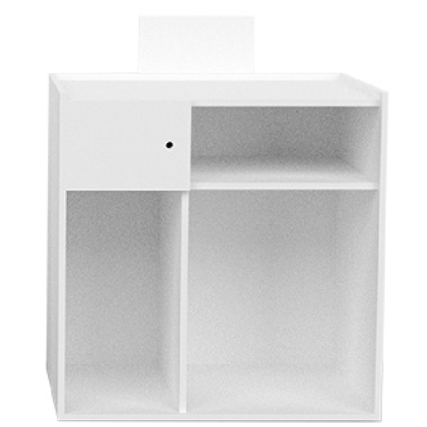 Mudi - Recepción HAI WOODEN RECEPTION DESK WHITE DECO IN WHITE