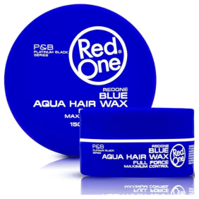 Red One - Gel Cera Aqua Hair Wax BLUE 150 ml