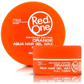 Red One - Gel Cera Aqua Hair Wax ORANGE 150 ml