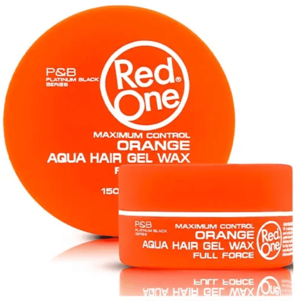 Red One - Gel Cera Aqua Hair Wax ORANGE 150 ml