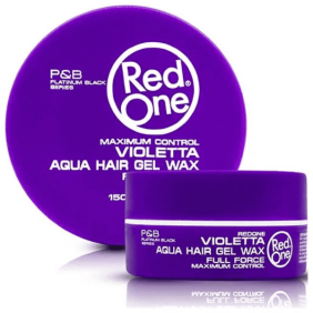Red One - Gel Cera Aqua Hair Wax VIOLETA 150 ml