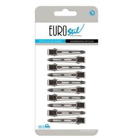 Eurostil - Carton 10 pinzas medianas (00090)