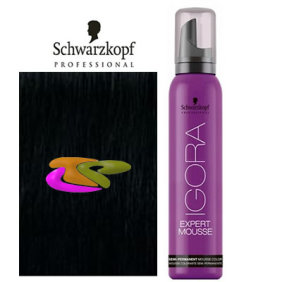 Schwarzkopf - Coloración mousse semipermanente 3-0 Castaño Oscuro 100 ml