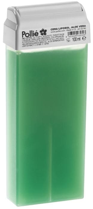 Pollié - Cera Depilatoria Liposoluble ALOE VERA Roll-on 100 ml (03740)