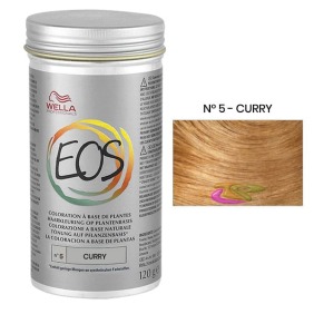 Wella - Tinte Coloración Vegetal EOS Tono Moda Nº 5 CURRY 120 gramos