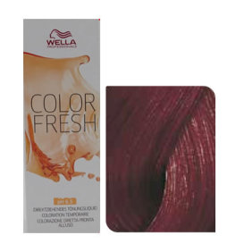 Wella - Baño de color COLOR FRESH 5/56 Castaño Claro Caoba Violeta 75 ml