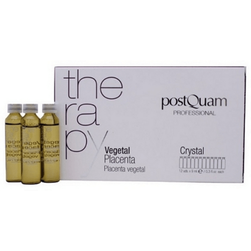 Postquam - Ampollas Placenta Vegetal ANTICAIDA (12 ampollas vial CRYSTAL x 9 ml)