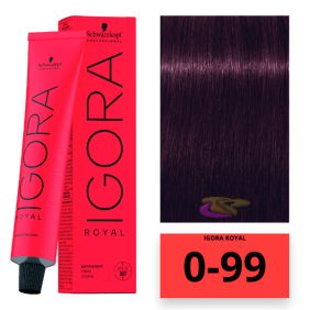 Schwarzkopf - Tinte Igora Royal 0/99 Intensificador Violeta 60 ml 