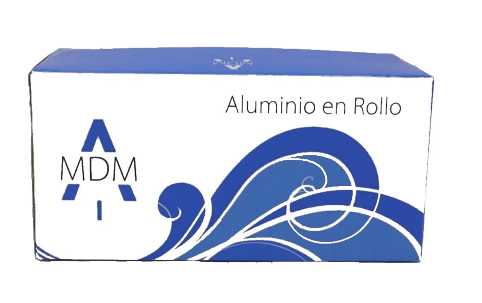 Mdm - Papel Aluminio (12 cm x 70 m) con dispensador