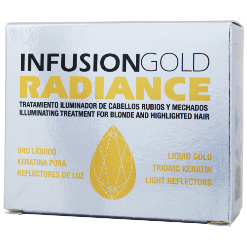 Tahe Botanic - INFUSIÓN GOLD RADIANCE 2X10 ML (Tratamiento iluminador de cabellos rubios y mechados)