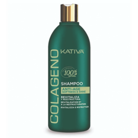 Kativa - Champú COLÁGENO Antiedad (libre de sal y sin sulfatos) 500 ml