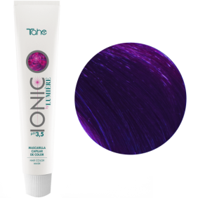 Tahe Ionic - Mascarilla de Coloración tratante para el cabello de Tono Violeta Intenso 100 ml