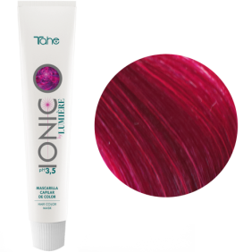 Tahe Ionic - Mascarilla de Coloración tratante para el cabello de Tono Violeta Rojo 100 ml
