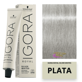 Schwarzkopf - Tinte Igora Royal Silver Whites Plata 60 ml 