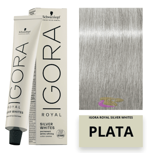 Schwarzkopf - Tinte Igora Royal Silver Whites Plata 60 ml 