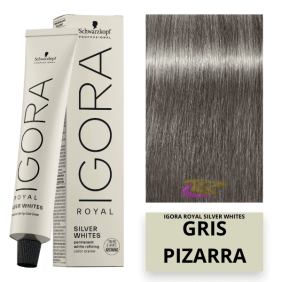 Schwarzkopf - Tinte Igora Royal Silver Whites Gris Pizarra 60 ml 