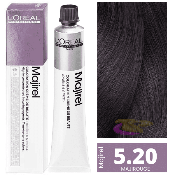 L`Oréal - Tinte MAJIROUGE 5.20 Castaño Claro Violín Intenso 50 ml