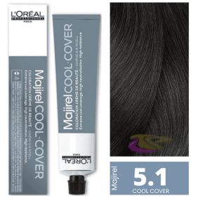 L`Oréal - Tinte MAJIREL COOL COVER 5.1 Castaño Claro Ceniza 50 ml