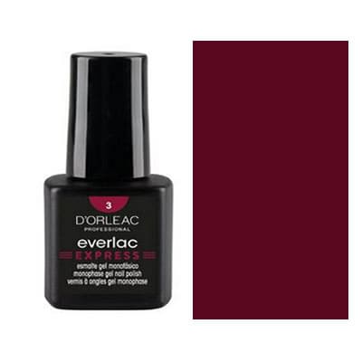 D`orleac - Esmalte Gel EVERLAC EXPRESS Nº3 BURDEO 7 ml (XE16503)