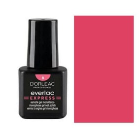 D`orleac - Esmalte Gel EVERLAC EXPRESS Nº8 CORAL PERLADO 7 ml (XE16508)