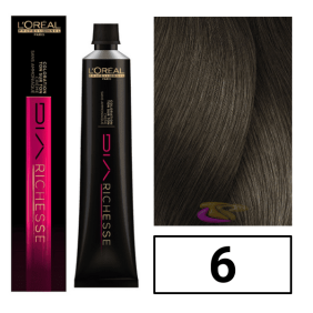 L`Oréal - Coloración DIARICHESSE 6 Rubio Oscuro sin amoniaco 50 ml