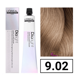 L`Oréal - Coloración DIALIGHT 9.02 Milkshake Rubio Muy Claro Natural Irisado sin amoniaco 50 ml