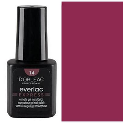 D`orleac - Esmalte Gel EVERLAC EXPRESS Nº14 MARSALA 7 ml (XE16514)