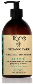 Tahe Organic Care - Champú ORIGINAL SHAMPOO para cabello fino y seco (vegano) 500 ml