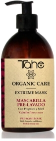 Tahe Organic Care - Mascarilla Pre-lavado EXTREME MASK para cabello fino y seco (vegano) 500 ml