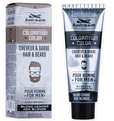 Hairgum - Tinte para Barba Nº 6.1 Rubio Ceniza 60 g (C863061)