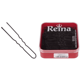 Reina - Caja horquillas invisibles nº 27 color Negro 400 uds (H721001NE)