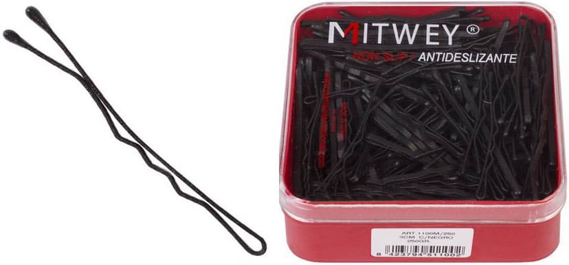 Mitwey - Caja Clips Antideslizante Negro 250 g (C737001NE)