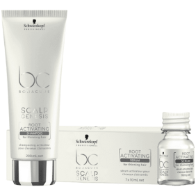 Schwarzkopf Bonacure - Pack ANTICAIDA Scalp Genesis (Champú 200 ml + 7 ampollas)