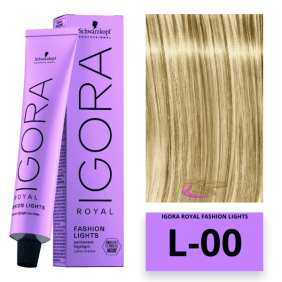 Schwarzkopf - Igora Royal Fashion Lights L-00 Rubio Natural 60 ml