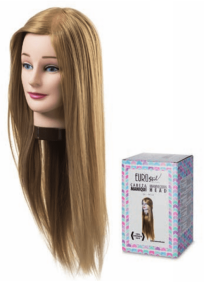 Eurostil - Cabeza MANIQUÍ mujer CINDY 45-55 cm CABELLO SINTÉTICO (04955)