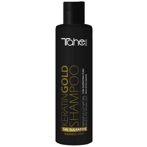 Tahe Botanic - Champú Keratin Gold Sin Sulfatos 300 ml