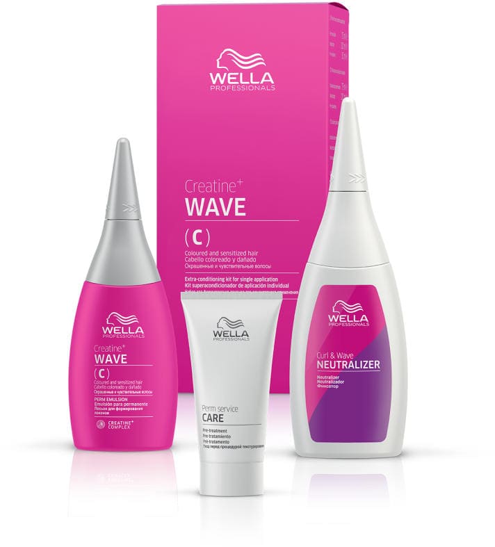 Wella - Kit permanente CREATINE+ WAVE (C) para hacer ondas 205 ml