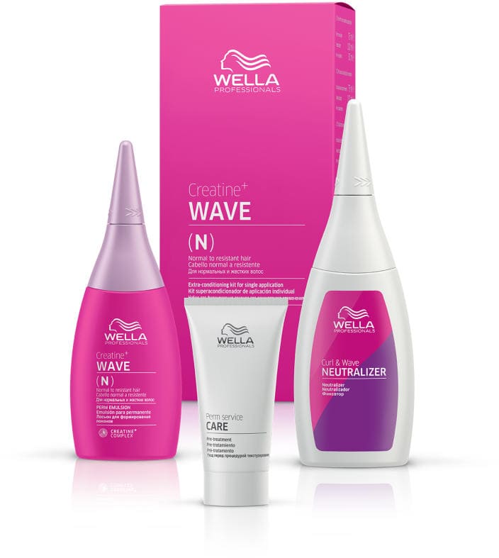 Wella - Kit permanente CREATINE+ WAVE (N) para hacer ondas 205 ml