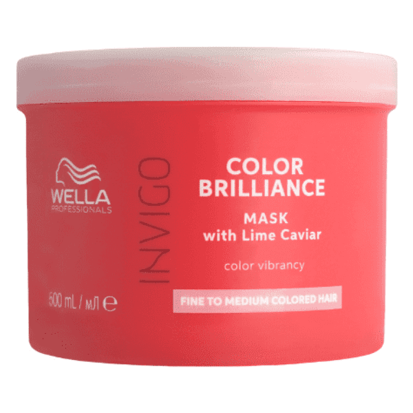 Wella Invigo - Mascarilla COLOR BRILLIANCE cabello teñido fino/normal 500 ml