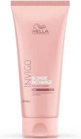 Wella Invigo - Acondicionador Cool BLONDE RECHARGE cabello rubio frío 200 ml