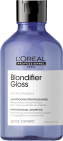 L`Oréal Serie Expert - Champú BLONDIFIER Gloss iluminador rubios 300 ml