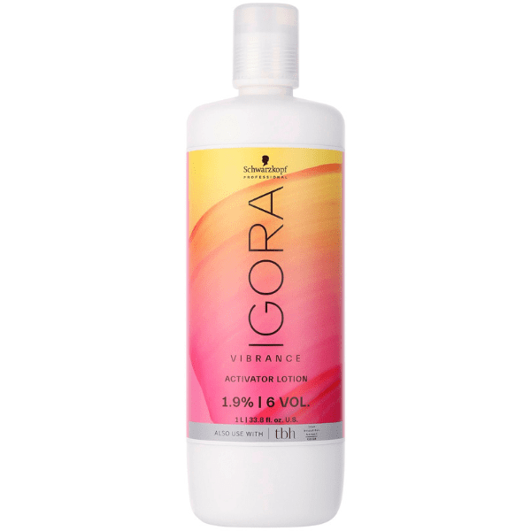 Schwarzkopf Profesional - Loción Activadora (mezcla más sólida) Igora Vibrance 6 volúmenes (1,9%) 1000 ml