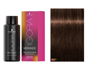 Schwarzkopf - Tinte Igora Vibrance 6-46 Rubio Oscuro Beige Marrón 60 ml (semipermanente)