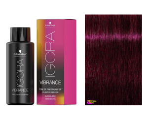 Schwarzkopf - Tinte Igora Vibrance 5-88 Castaño Claro Rojo Intenso 60 ml (semipermanente)