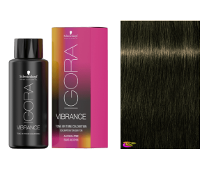 Schwarzkopf - Tinte Igora Vibrance 6-63 Rubio Oscuro Marrón Mate 60 ml (semipermanente)