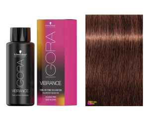 Schwarzkopf - Tinte Igora Vibrance 7-57 Rubio Medio Dorado Cobrizo 60 ml (semipermanente)