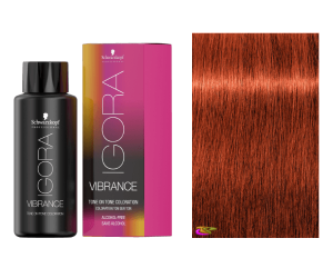 Schwarzkopf - Tinte Igora Vibrance 7-77 Rubio Medio Cobre Intenso 60 ml (semipermanente)